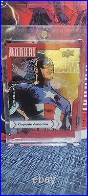 CAPTAIN AMERICA #14 2022-23 Upper Deck Marvel Annual Hologram 06/23 RARE