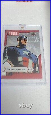 CAPTAIN AMERICA #14 2022-23 Upper Deck Marvel Annual Hologram 06/23 RARE