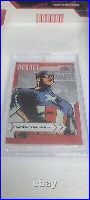 CAPTAIN AMERICA #14 2022-23 Upper Deck Marvel Annual Hologram 06/23 RARE