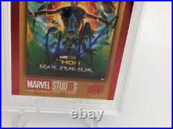 CHRIS HEMSWORTH PSA AUTO AUTHENTIC Signed MARVEL graded card THOR RAGNAROK