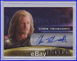 CHRIS HEMSWORTH Upper Deck Thor Autograph CH Marvel