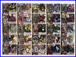 COMPLETE 2018 Marvel Fleer Ultra X-Men STAX Base Set 1 25 A, B, & C (75 Cards)