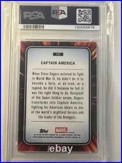 Captain America Black Sapphire 1/10 ALPHA PSA 10 2025 Topps Marvel Sapphire
