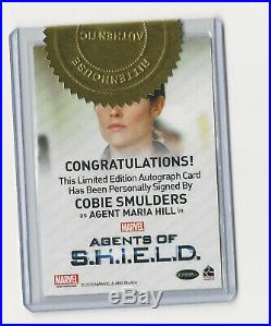 Cobie Smulders / Maria Hill MARVEL AGENTS OF SHIELD Season 1 Autograph Card Auto