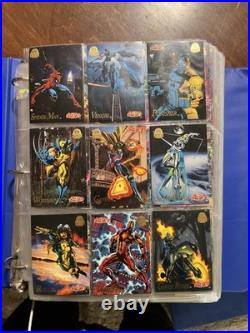 Complete 1994 Set Of Marvel Cards From Fleer Corp 1-200 In Great Condition