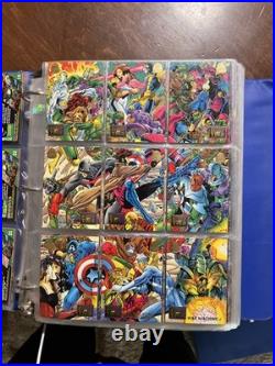 Complete 1994 Set Of Marvel Cards From Fleer Corp 1-200 In Great Condition