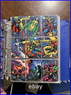 Complete 1994 Set Of Marvel Cards From Fleer Corp 1-200 In Great Condition