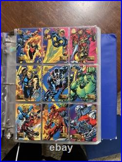 Complete 1994 Set Of Marvel Cards From Fleer Corp 1-200 In Great Condition