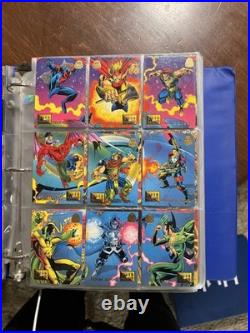 Complete 1994 Set Of Marvel Cards From Fleer Corp 1-200 In Great Condition