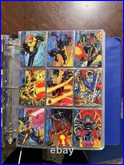 Complete 1994 Set Of Marvel Cards From Fleer Corp 1-200 In Great Condition