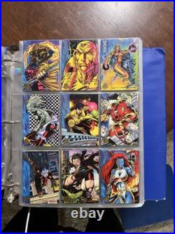 Complete 1994 Set Of Marvel Cards From Fleer Corp 1-200 In Great Condition