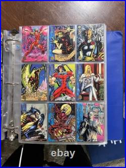 Complete 1994 Set Of Marvel Cards From Fleer Corp 1-200 In Great Condition