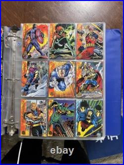 Complete 1994 Set Of Marvel Cards From Fleer Corp 1-200 In Great Condition