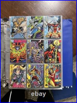 Complete 1994 Set Of Marvel Cards From Fleer Corp 1-200 In Great Condition