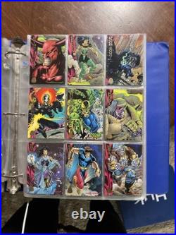 Complete 1994 Set Of Marvel Cards From Fleer Corp 1-200 In Great Condition