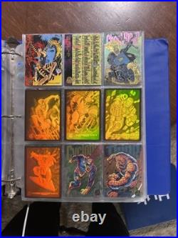 Complete 1994 Set Of Marvel Cards From Fleer Corp 1-200 In Great Condition