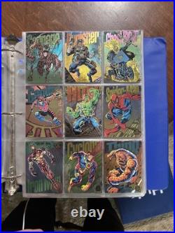 Complete 1994 Set Of Marvel Cards From Fleer Corp 1-200 In Great Condition