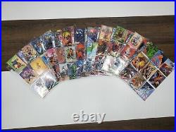 Complete Marvel Masterpieces 1993 1-90 Card Set PLUS Dyna-Etch Foil Insert S1-S8