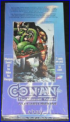 Conan The Marvel Years All-Chromium Trading Card Box by Comic Images SEALED
