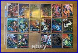 DC VS Marvel trading card lot 1995 Fleer Skybox