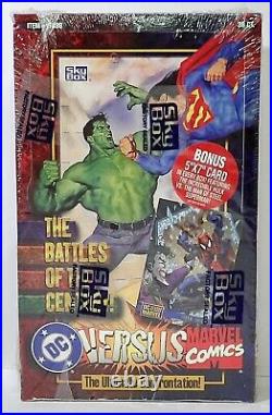 DC Versus Marvel Comics Trading Cards Factory Sealed Box