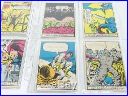 DONRUSS 1966 Marvel Super Heroes COMPLETE (66 / 66) Full Puzzle Back Set