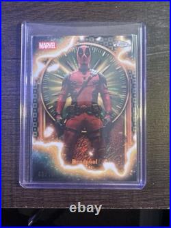 Deadpool Marvel Rare 08/10 TVA Refractor Black