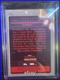 Deadpool Marvel Rare 08/10 TVA Refractor Black