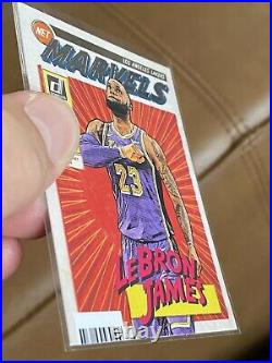 Donruss Marvels Lebron James 2019-20 Panini Net Insert SP LA Lakers No 19 Prizm
