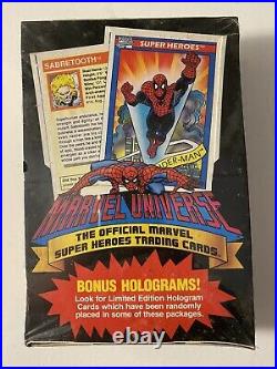 FACTORY SEALED BOX MARVEL UNIVERSE SERIES 1 TRADING CARDS IMPEL 1990 Comic Cards