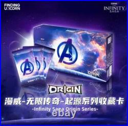 FINDING Card x Marvel Hero Infinity Saga Trading Card Box Sealed Origin Series