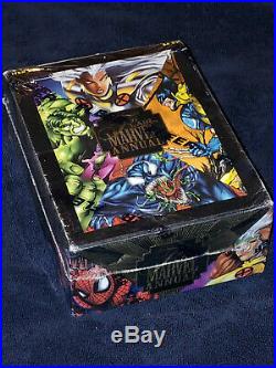 FULL BOX 1995 Flair Marvel Annual Trading Cards Sealed 95 Fleer 24 packs