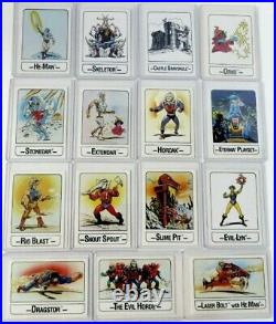 FULL SET of 15 1986 MOTU WONDER BREAD He-Man Card Masters of the Universe RARE