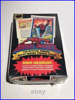 Factory Sealed 1990 Marvel Universe Series 1 Comics Impel Trading Cards Box New