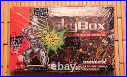 Factory Sealed SkyBox Marvel Universe Series 4 Trading Cards Box 36 Packs HOT