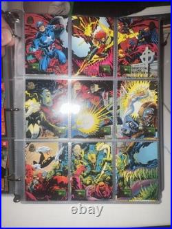 Fleer 1994 Marvel Universe Series V 5, Complete Set of 200 Base + 32 Chase Cards