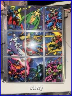 Fleer 1994 Marvel Universe Series V 5, Complete Set of 200 Base + 32 Chase Cards