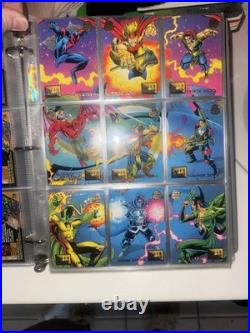Fleer 1994 Marvel Universe Series V 5, Complete Set of 200 Base + 32 Chase Cards