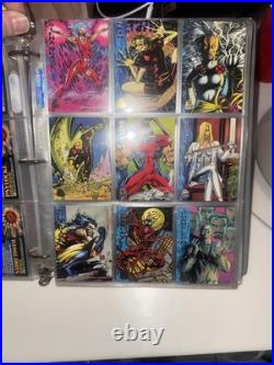 Fleer 1994 Marvel Universe Series V 5, Complete Set of 200 Base + 32 Chase Cards