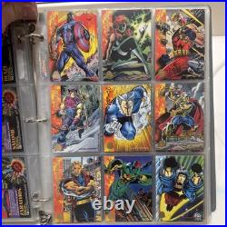 Fleer 1994 Marvel Universe Series V 5, Complete Set of 200 Base + 32 Chase Cards