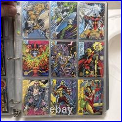 Fleer 1994 Marvel Universe Series V 5, Complete Set of 200 Base + 32 Chase Cards