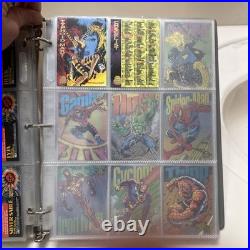 Fleer 1994 Marvel Universe Series V 5, Complete Set of 200 Base + 32 Chase Cards