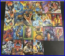 Fleer 1995 Marvel Masterpieces Canvas Chase Complete Set! 22/22 Fleer 1995 Marvel Masterpieces Canvas Chase Complete Set! 22/22