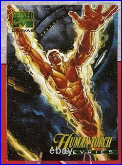 Fleer 1995 Marvel Masterpieces Canvas Chase Complete Set! 22/22 Fleer 1995 Marvel Masterpieces Canvas Chase Complete Set! 22/22