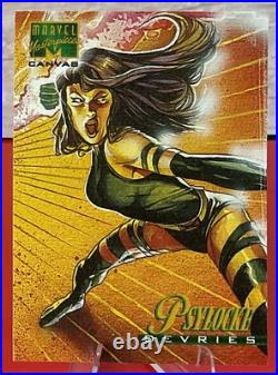 Fleer 1995 Marvel Masterpieces Canvas Chase Complete Set! 22/22 Fleer 1995 Marvel Masterpieces Canvas Chase Complete Set! 22/22