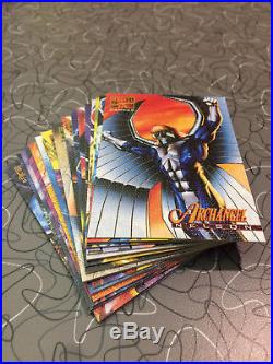 Fleer Marvel Masterpieces 1995 Base set, E-Motion, Holoflash & Canvas cards MINT