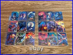Fleer Marvel Masterpieces Lot 153 Cards Holofoil Subset Power Blast 1994