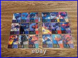 Fleer Marvel Masterpieces Lot 153 Cards Holofoil Subset Power Blast 1994