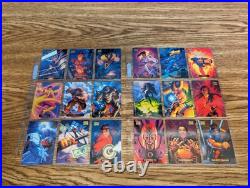 Fleer Marvel Masterpieces Lot 153 Cards Holofoil Subset Power Blast 1994