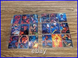 Fleer Marvel Masterpieces Lot 153 Cards Holofoil Subset Power Blast 1994